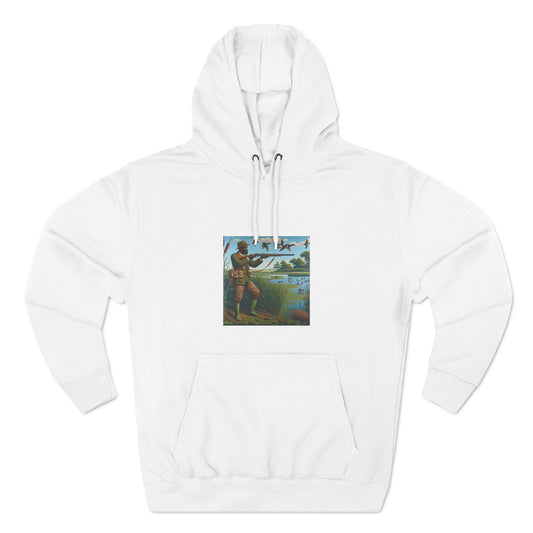 Three-Panel Fleece Hoodie